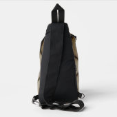Schöne abstrakte Kunst hinterlässt einen bleibende Crossbody Bag (Rückseite)