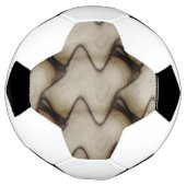 Schöne abstrakte Kunst hinterlässt einen bleibende Fußball (Gedreht)