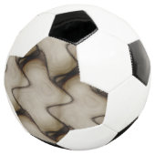 Schöne abstrakte Kunst hinterlässt einen bleibende Fußball (Dreiviertel)