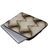 Schöne abstrakte Kunst hinterlässt einen bleibende Laptopschutzhülle (Vorne Knopf)