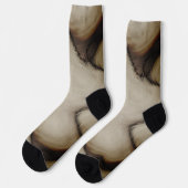 Schöne abstrakte Kunst hinterlässt einen bleibende Socken (Linkes Detail)