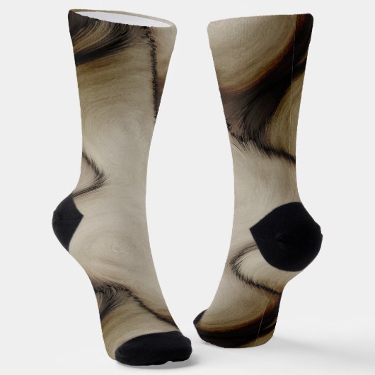 Schöne abstrakte Kunst hinterlässt einen bleibende Socken (Gewinkelt)