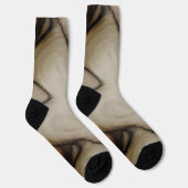 Schöne abstrakte Kunst hinterlässt einen bleibende Socken (Rechts)