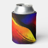 Schöne Abstrakte Kunst im Dunklen Hintergrund Dosenkühler (Kanne Vorderseite)