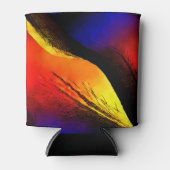 Schöne Abstrakte Kunst im Dunklen Hintergrund Dosenkühler (Vorderseite)