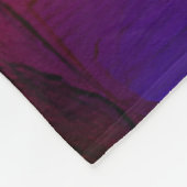 Schöne Abstrakte Kunst im Dunklen Hintergrund Fleecedecke (Ecke)