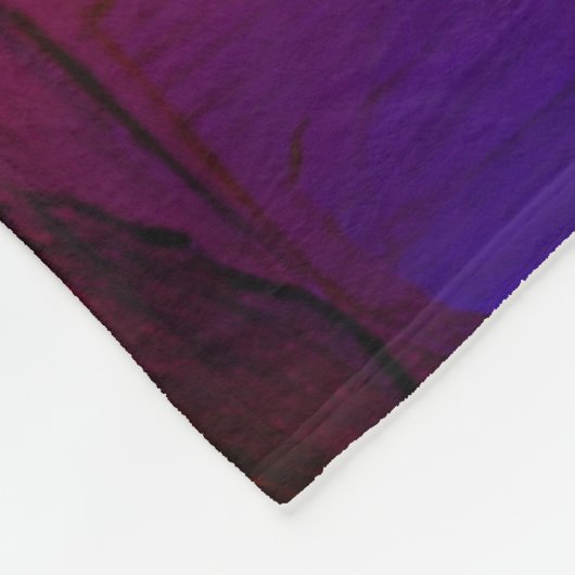 Schöne Abstrakte Kunst im Dunklen Hintergrund Fleecedecke (Ecke)