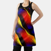 Schöne Abstrakte Kunst im Dunklen Hintergrund Schürze (InSitu)