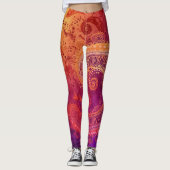 Schöne Abstrakte Kunst Leggings (Vorderseite)