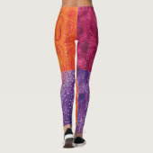 Schöne Abstrakte Kunst Leggings (Rückseite)