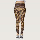 Schöne Abstrakte Kunst Leggings (Vorderseite)