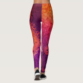 Schöne Abstrakte Kunst Leggings (Rückseite)
