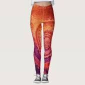 Schöne Abstrakte Kunst Leggings (Vorderseite)