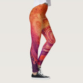 Schöne Abstrakte Kunst Leggings (Rechts)