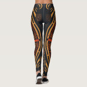 Schöne Abstrakte Kunst Leggings (Rückseite)