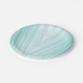 Schöne abstrakte Kunst Pappteller (Schrägansicht)