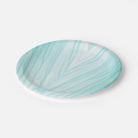 Schöne abstrakte Kunst Pappteller (Schrägansicht)