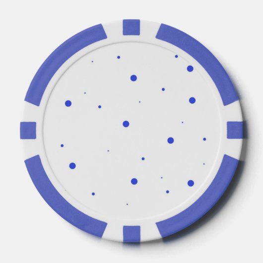 schöne abstrakte Kunst Pokerchips (Vorderseite)