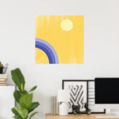 schöne abstrakte Kunst Poster (Heimbüro)