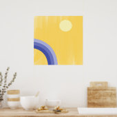 schöne abstrakte Kunst Poster (Küche)