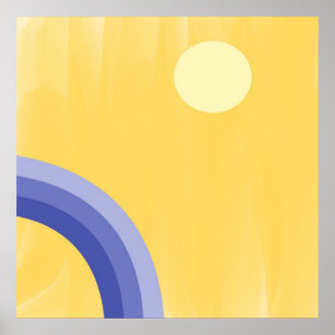 schöne abstrakte Kunst Poster