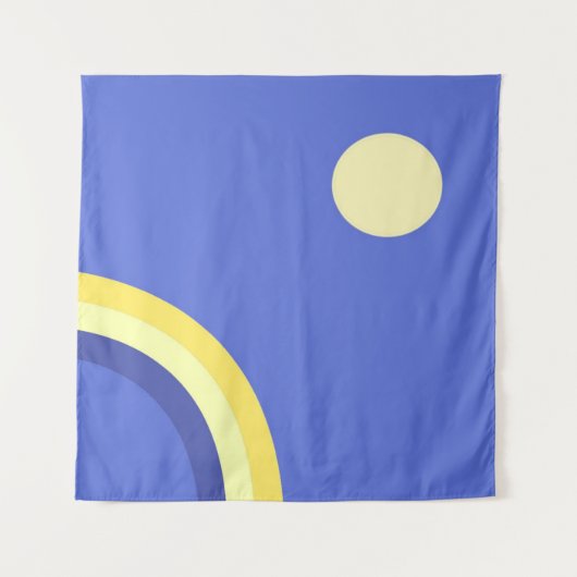 schöne abstrakte Kunst Wandteppich (Vorderseite)