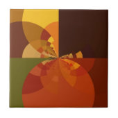 Schöne Abstrakte Kunstdrucke der Erde Fliese (Vorderseite)