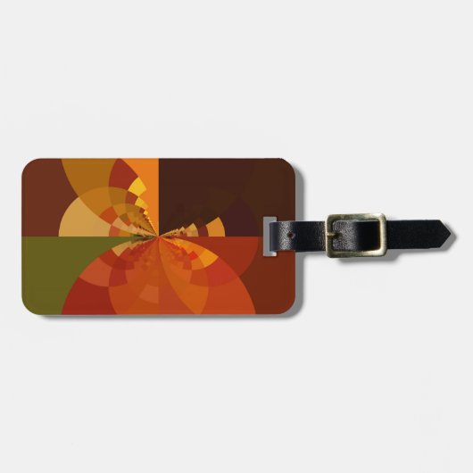 Schöne Abstrakte Kunstdrucke der Erde Gepäckanhänger (Vorderseite horizontal)