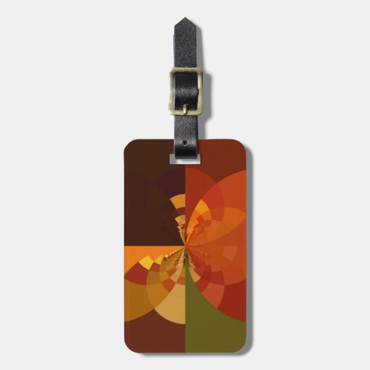 Schöne Abstrakte Kunstdrucke der Erde Gepäckanhänger (Vorderseite vertikal)