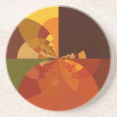 Schöne Abstrakte Kunstdrucke der Erde Getränkeuntersetzer (Vorne)