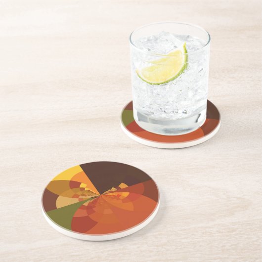 Schöne Abstrakte Kunstdrucke der Erde Getränkeuntersetzer (Seite)