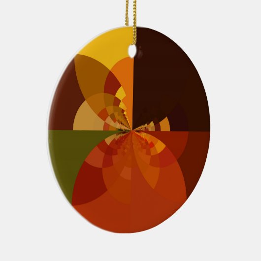 Schöne Abstrakte Kunstdrucke der Erde Keramikornament (Rechts)