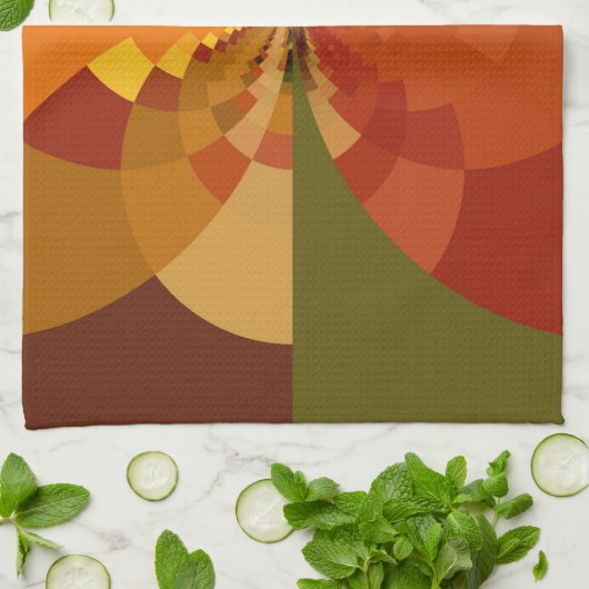 Schöne Abstrakte Kunstdrucke der Erde Küchentuch (Gefaltet)