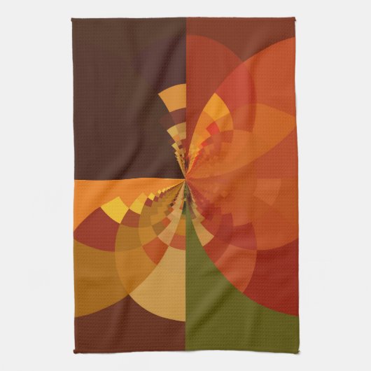 Schöne Abstrakte Kunstdrucke der Erde Küchentuch (Vertikal)