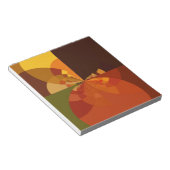 Schöne Abstrakte Kunstdrucke der Erde Notizblock (angewinkelt)