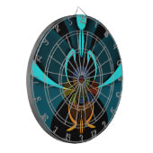 Schöne Abstrakte Kunstdruckerei in Kyōto Dartscheibe (Vorderseite Links)