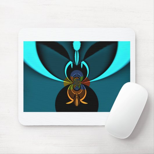 Schöne Abstrakte Kunstdruckerei in Kyōto Mousepad (Mit Mouse)