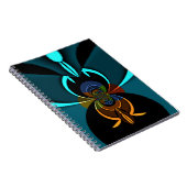 Schöne Abstrakte Kunstdruckerei in Kyōto Notizblock (Rechte Seite)