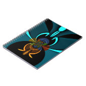 Schöne Abstrakte Kunstdruckerei in Kyōto Notizblock (Linke Seite)