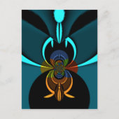 Schöne Abstrakte Kunstdruckerei in Kyōto Postkarte (Vorderseite)