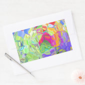 Schöne Abstrakte Kunstgalerie Al Porto Rechteckiger Aufkleber (Umschlag)