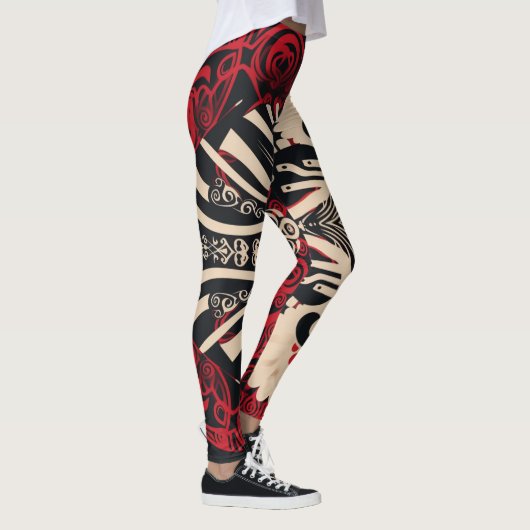 Schöne Abstrakte Leggings (Rechts)