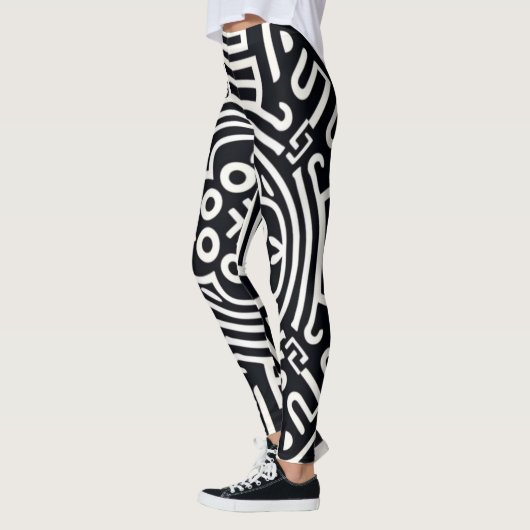 Schöne Abstrakte Leggings (Links)