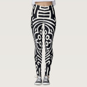 Schöne Abstrakte Leggings (Vorderseite)