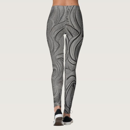 Schöne abstrakte Leggings (Rückseite)
