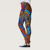 Schöne abstrakte Leggings (Links)