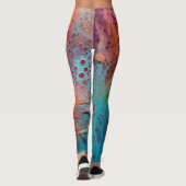 Schöne abstrakte Leggings (Rückseite)