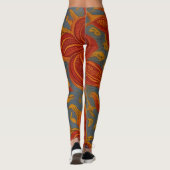 Schöne abstrakte Leggings (Rückseite)