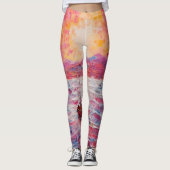 Schöne abstrakte Leggings (Vorderseite)