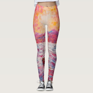 Schöne abstrakte Leggings